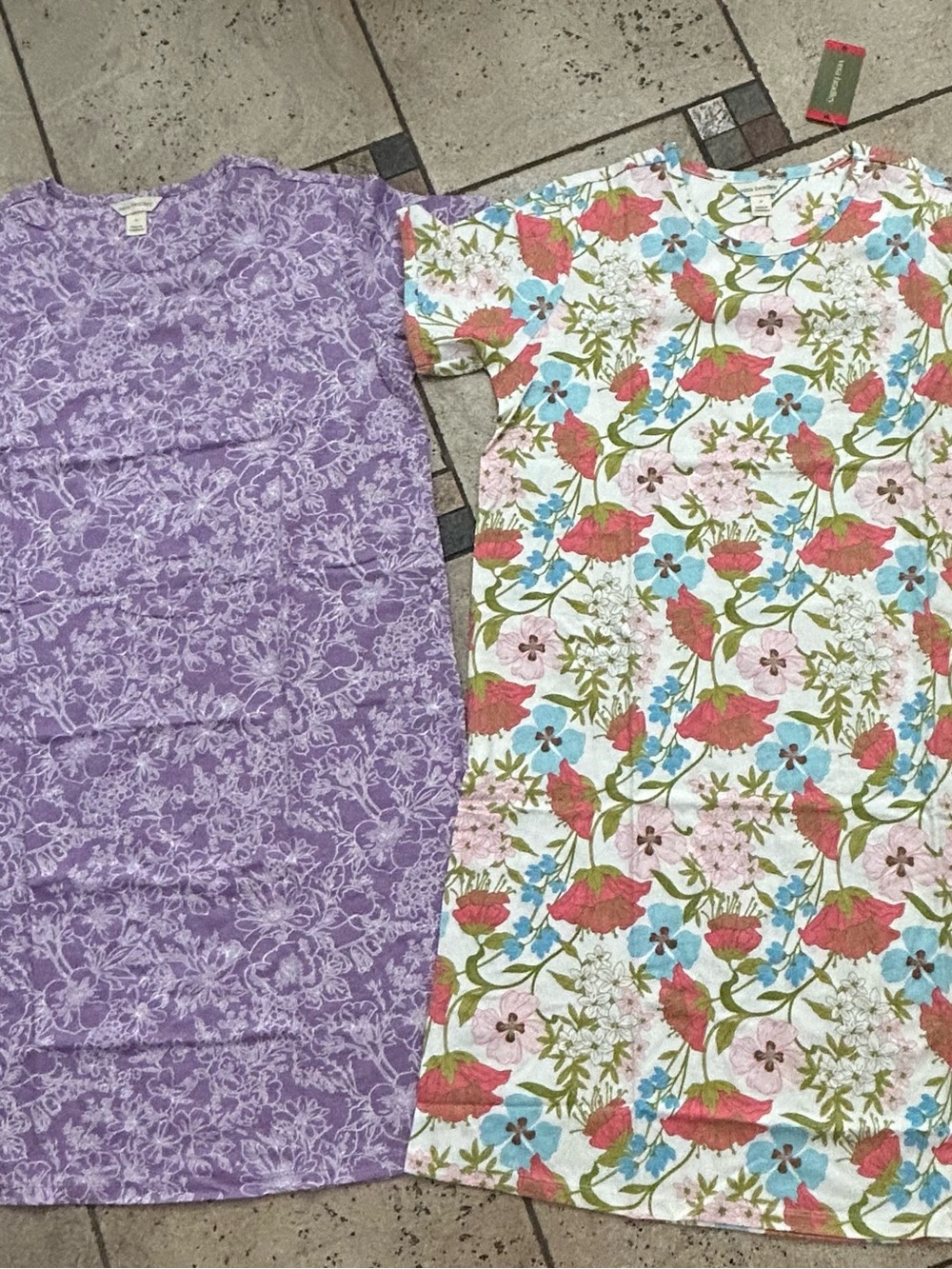 NWT Vera Bradley women 100% cotton sleep dress 2 pack - Picture 9 of 14